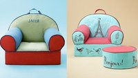 Coloridos sillones infantiles personalizados