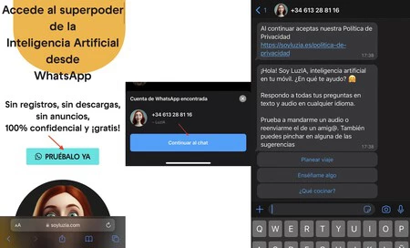 LuzIA を iPhone に追加するプロセス