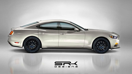 Este hipotético Ford Mustang de cuatro puertas es una idea genial que probablemente nunca veamos hecha realidad