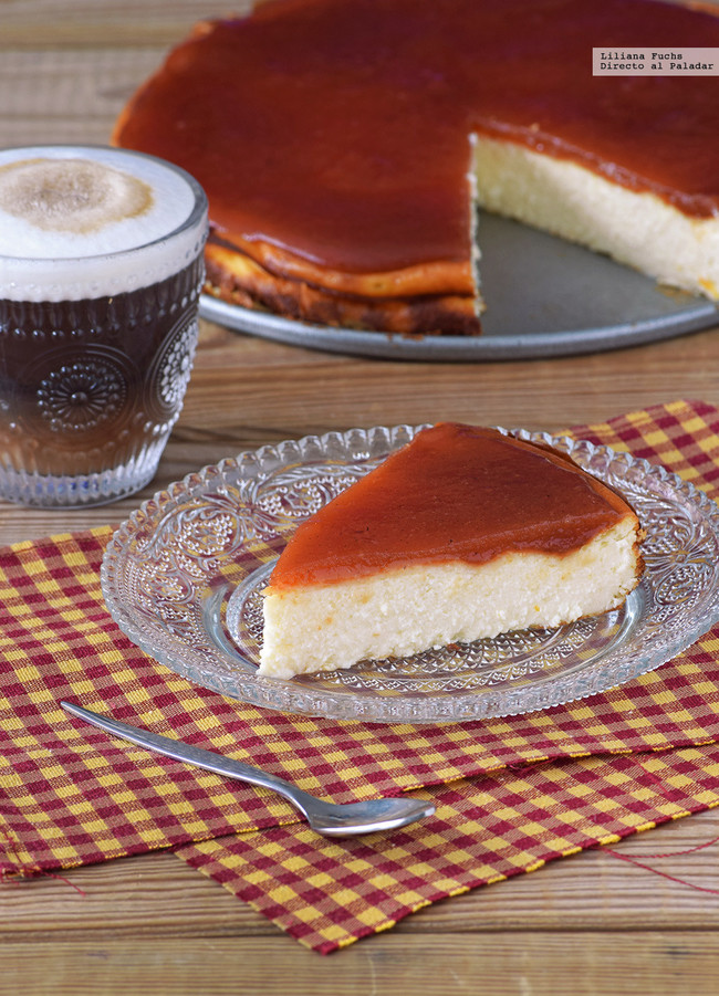 tarta de queso membrillo y pomelo
