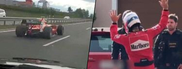 Han arrestado al piloto 'fantasma' que conducía por la autovía con un monoplaza: han hecho falta seis años, decenas de patrullas y un helicóptero