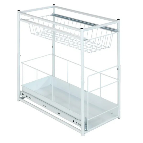 Organizador bajo fregadero extraíble