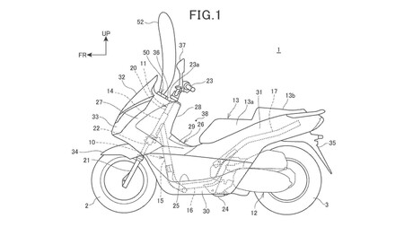 Honda Curtain Style Airbag Patent 1 Fig 1