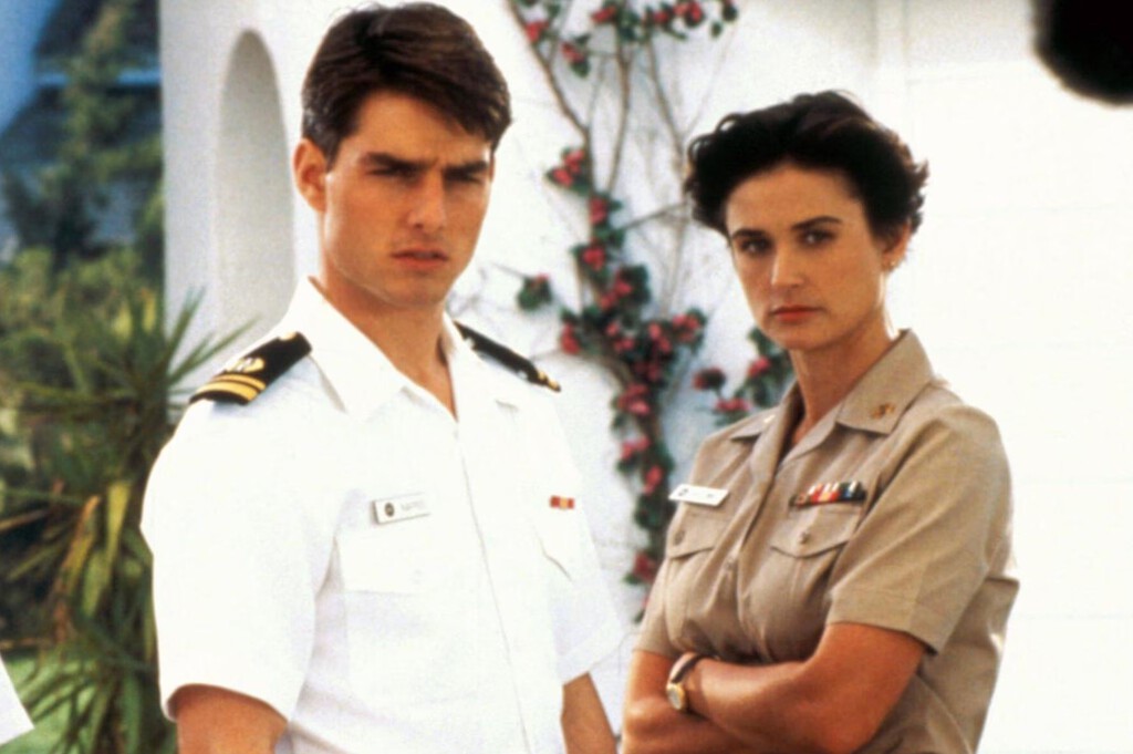 Demi Moore cree que Tom Cruise se sintió incomodado por su embarazo mientras trabajaban en 'Algunos hombres buenos'. "Estaba bastante avergonzado" 