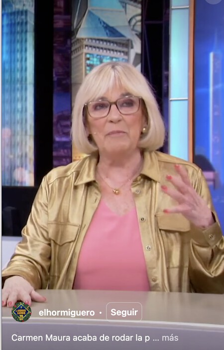 Carmen Maura, hace 3 meses con motivo de su 80 cumpleaños.