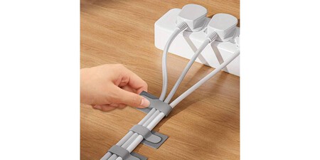 Pack de 10 soportes de cable autoadhesivos