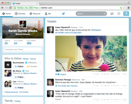 Twitter rediseña su versión web para que se parezca más a la de iOS y Android