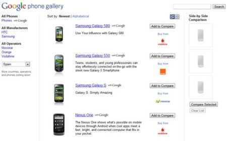 Google Phone Gallery: reunión de todos los teléfonos Android con servicios Google