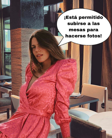 Bienvenidos al lujoso restaurante de Laura Matamoros: el menú incluye agua, pan y una ración de postureo