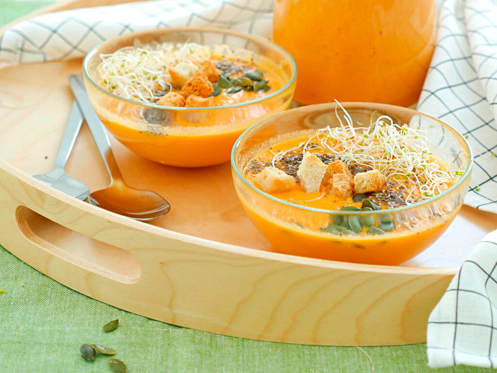 Gazpacho de zanahoria: receta de verano fresca y nutritiva
