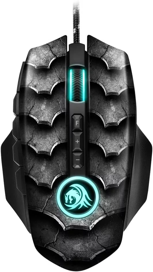 Sharkoon DRAKONIA II - Ratón Gaming Óptico, 15000 DPI, 12 Botones, Negro Sharkoon DRAKONIA II - Ratón Gaming Óptico, 15000 DPI, 12 Botones, Negro