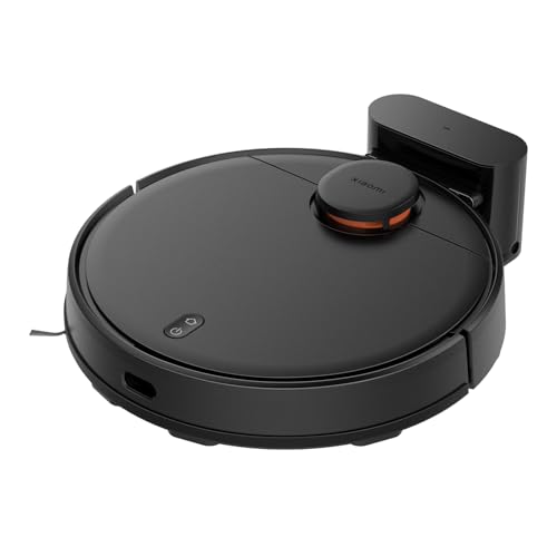 XIAOMI Robot Vacuum T12 - Robot Aspirador y friegasuelos con Sistema Inteligente de navegación láser (LDS), succión de 3500Pa, rutas de Limpieza en Zigzag, Negro (Versión ES + 3 años de garantía)