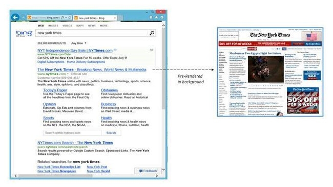 Bing Pre-Render
