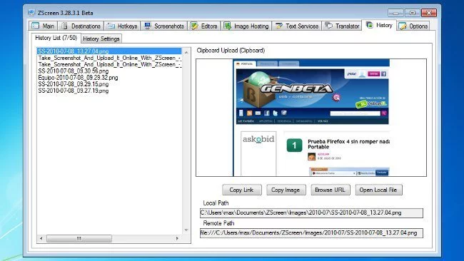 Zscreen