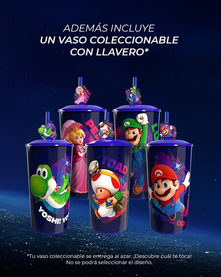 Coleccionables Mario Galaxy Cinepolis Mexico