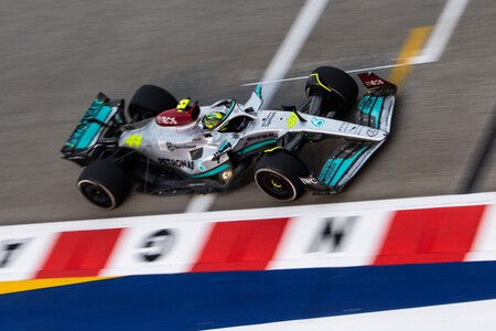 Hamilton Singapur F1 2022