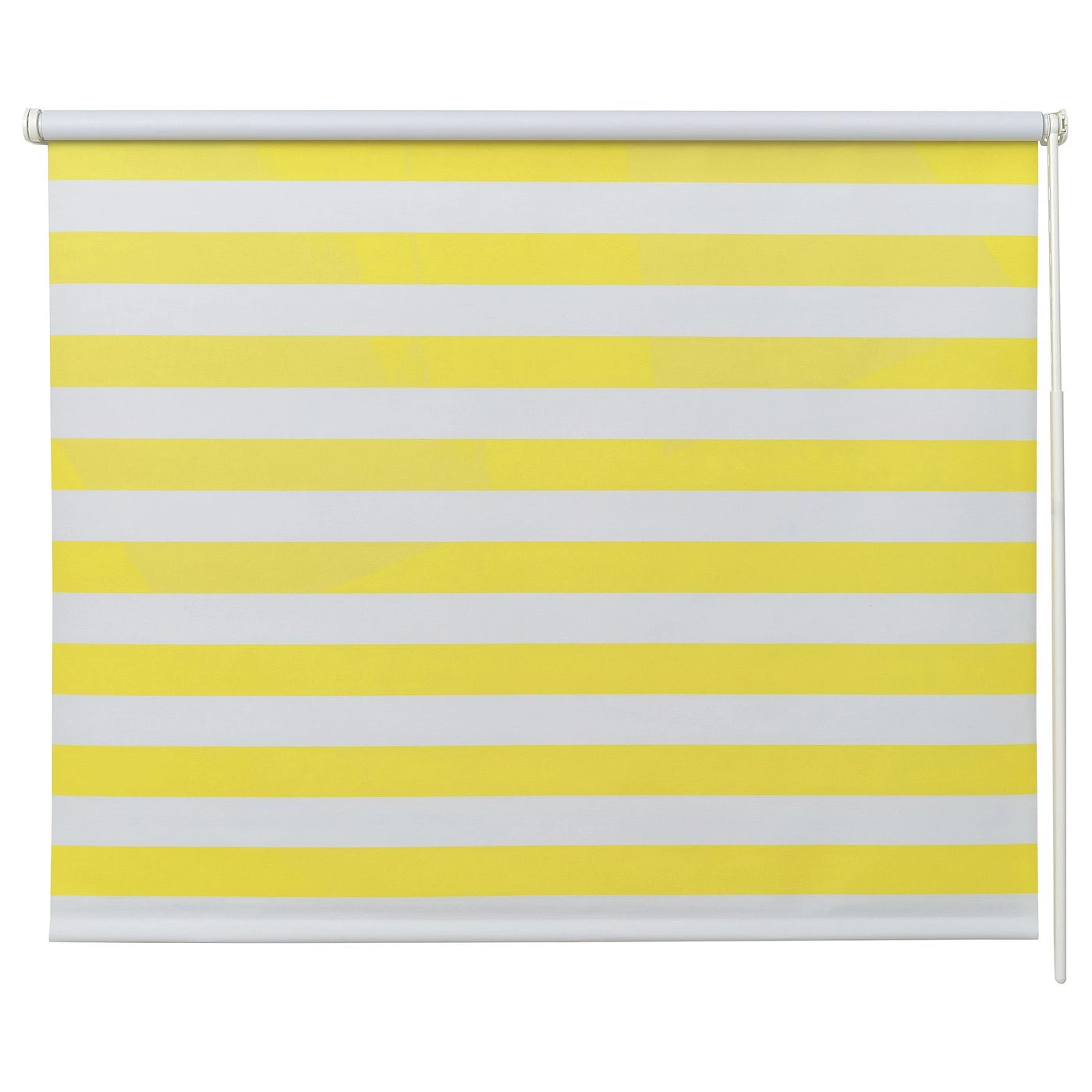 Estor opaco, blanco amarillo/rayas, 80x195 cm