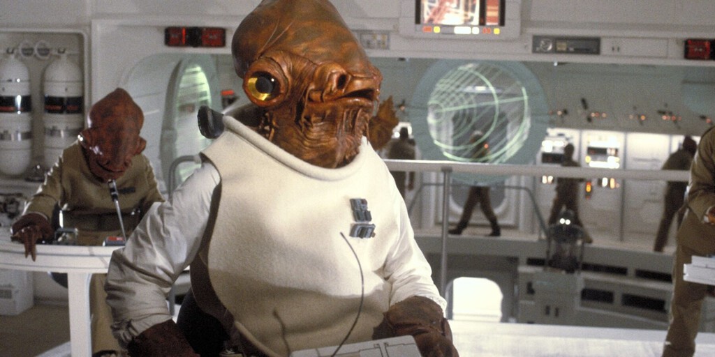 El director de El Retorno del Jedi, sobre el Almirante Ackbar: Es bueno decirles a los niños que las buenas personas no son necesariamente guapas y que las malas personas no son necesariamente feas 
