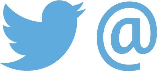 twitter logotipo arroba