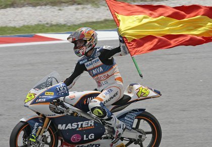 Los 29 campeonatos mundiales de España en motociclismo