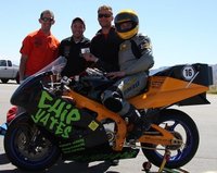 Récord mundial de velocidad para Chip Yates y su moto eléctrica