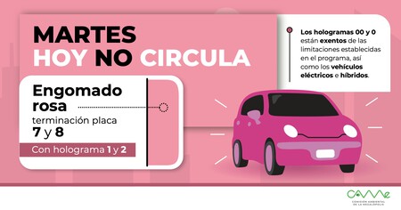 hoy no circula martes 4 agosto 2026