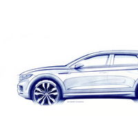 El Volkswagen Touareg 2019 se estrena con un primer boceto