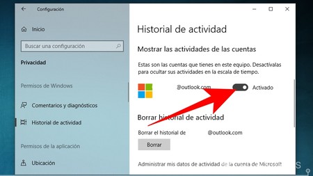 Activar Historial