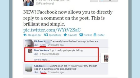 Facebook está haciendo pruebas con notificaciones de sonido y comentarios anidados