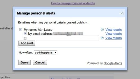 Google añade una sección en su dashboard para monitorizar nuestra identidad online