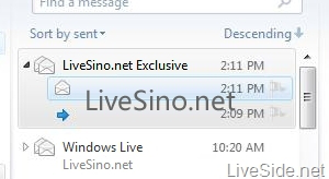 WLメールでの会話
