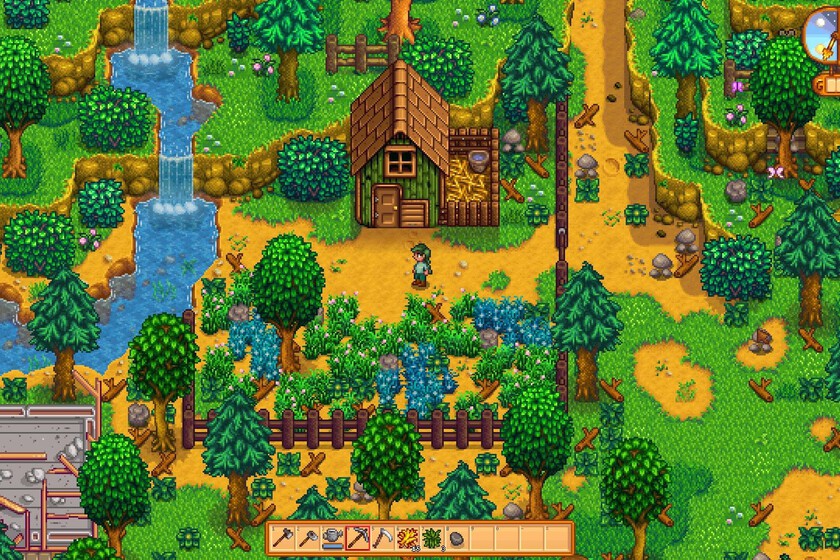 Un fan de Stardew Valley duerme durante 100 años en el juego, y su granja se ha convertido en una jungla