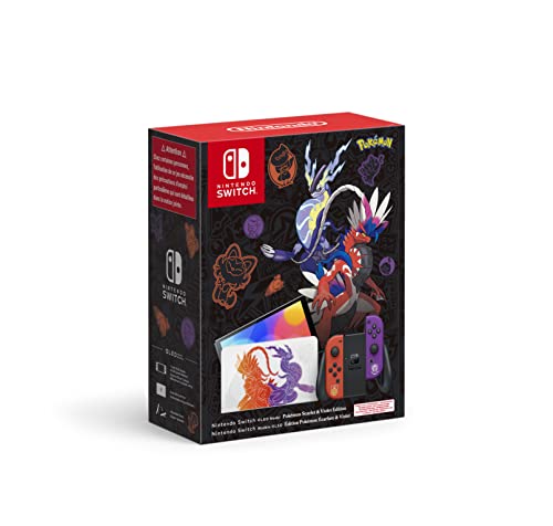 Nintendo Switch OLED Edición Limitada Pokémon Escarlata y Púrpura