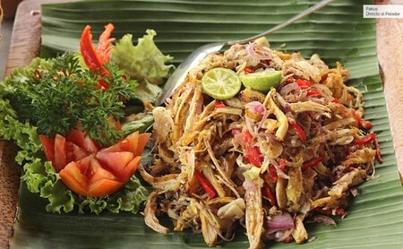 Ensalada balinesa de pollo. Receta