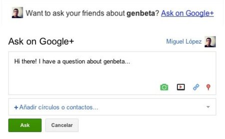 Google aumenta la integración de su red social en el buscador: "¿Quieres preguntarlo en Google+?"