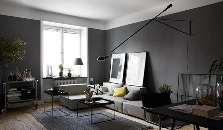 Decorando con garbo: Trece ambientes con paredes negras, una de tantas tendencias de 2018
