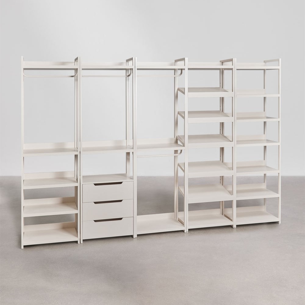 Armario modular abierto de 5 piezas en hierro Velunis
