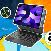 Este teclado magnético para iPad hasta viene con trackpad: así tendrás una laptop ligera y poderosa