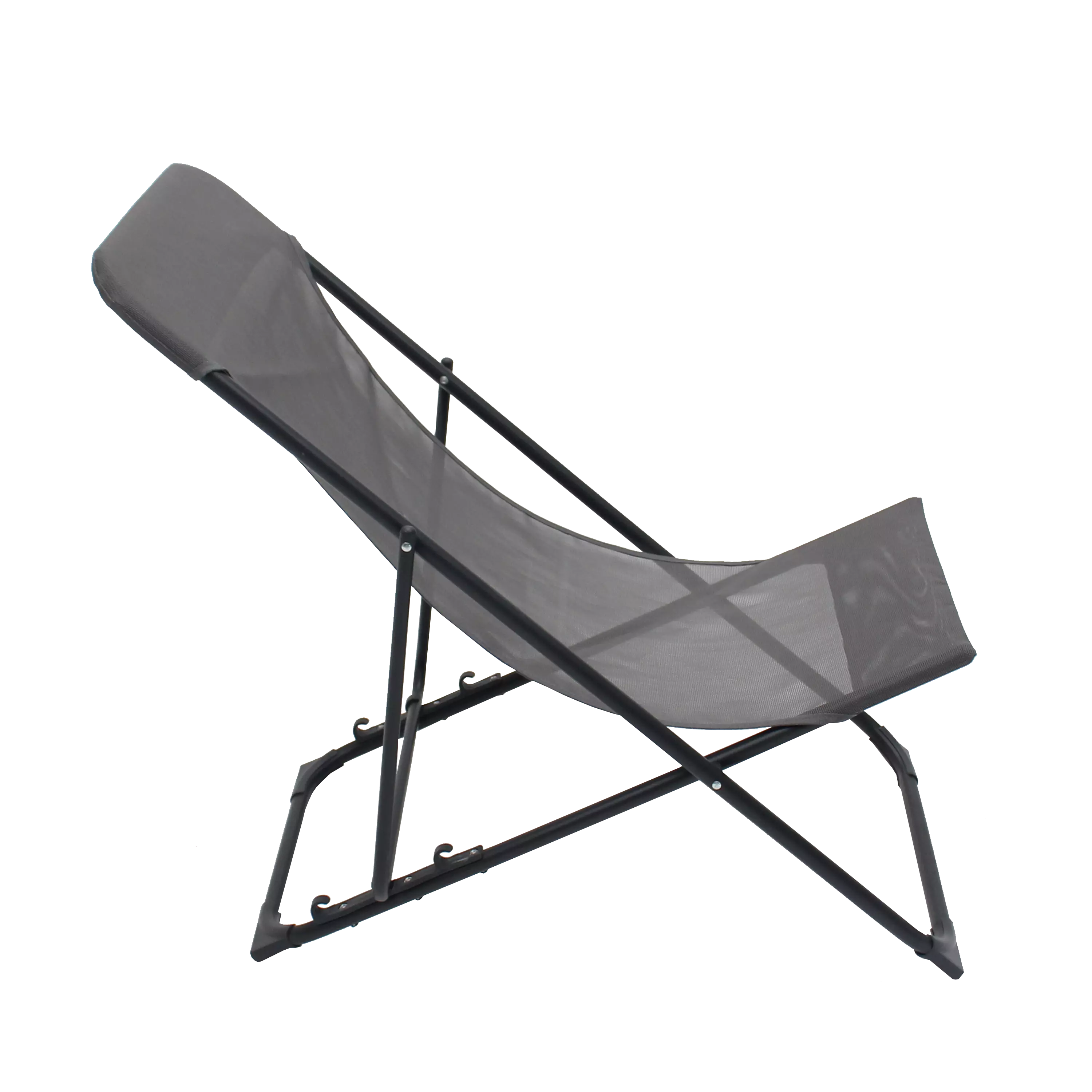 Hamaca de exterior plegable NATERIAL Biganos antracita 