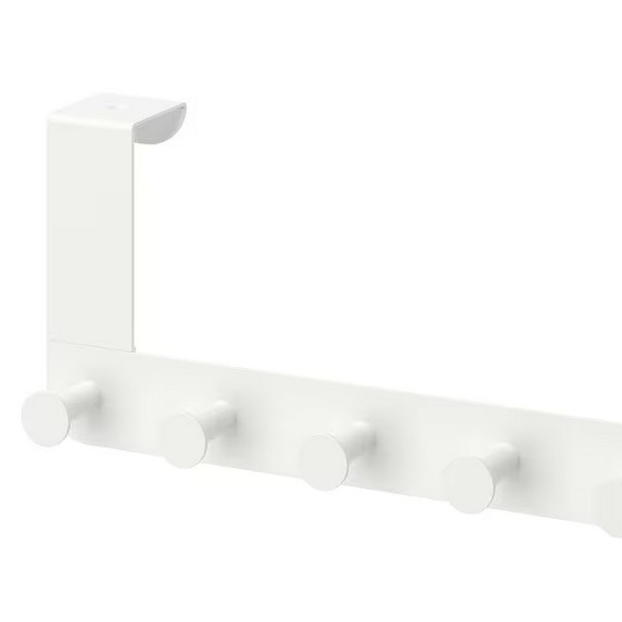 ENUDDEN Perchero para puerta, blanco