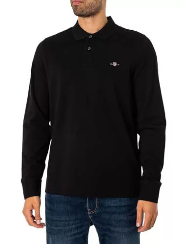 GANT Polo REG Shield LS Pique Rugger para Hombre