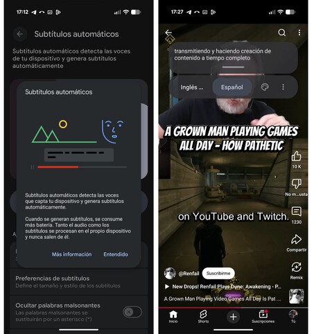 Subtitulos Pixel 10 Pro