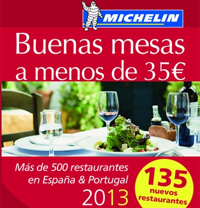 Guía Michelin 2013 de Buenas Mesas a menos de 35 euros