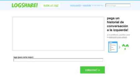 Logshare, comparte tus conversaciones