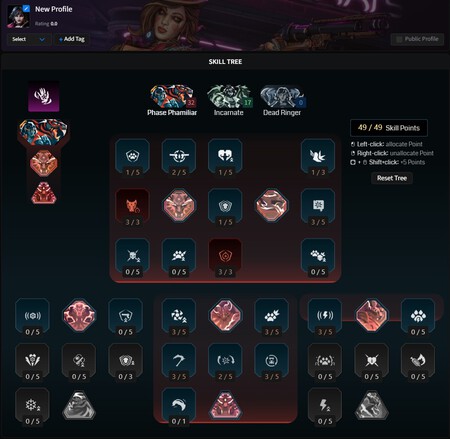 Recurso Borderlands 4 Skill Calculator