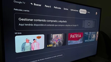 Google TV listas