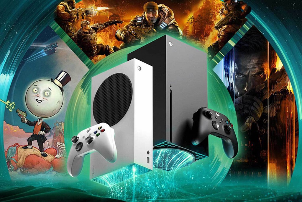 Interfáz de Xbox Cloud Gaming en un televisor