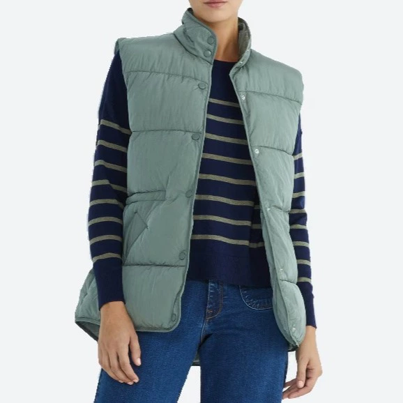 Unit Chaleco de mujer acolchado cuello alto