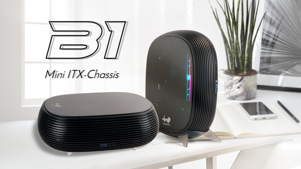 In Win pone a la venta su caja B1 Mini-ITX, un modelo con el que montarte un HTPC que llamará la atención en el salón