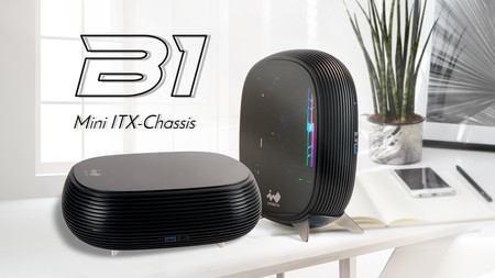 In Win pone a la venta su caja B1 Mini-ITX, un modelo con el que montarte un HTPC que llamará la atención en el salón